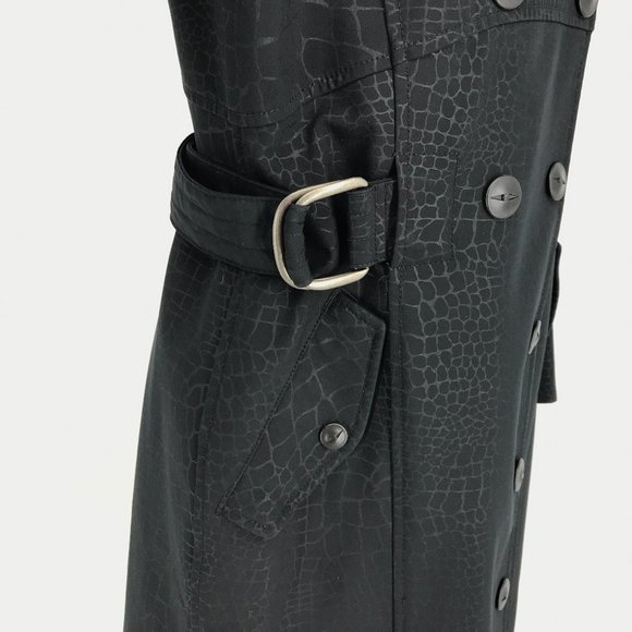 COLUMBIA TITANIUM OMNI SHIELD WOMENS TRENCH COAT BLACK - Picture 6 of 15